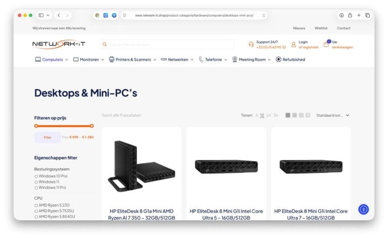 KMO Shop by Network-IT - Products