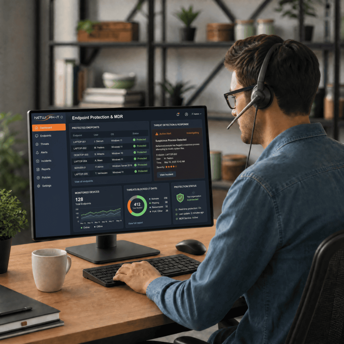 Netwerksecurity - Endpoint Protection & MDR
